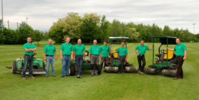 Das Team der Grünflächenpfleger. Unsere Gartengestalter kümmern sich um die Pflege der Grünanlagen