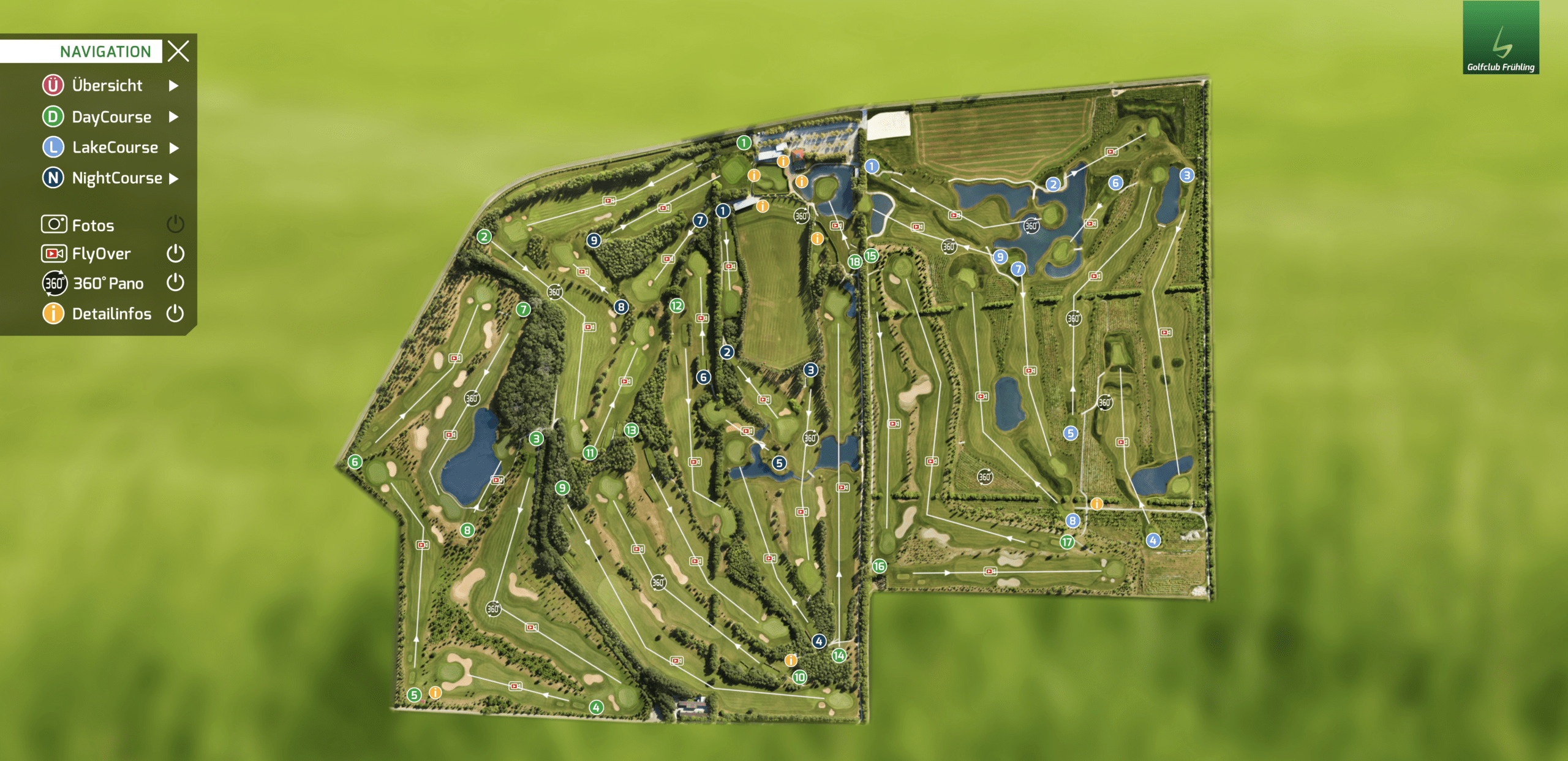 Golfcourse map